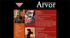 Desktop Screenshot of cinema-arvor.fr