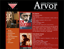 Tablet Screenshot of cinema-arvor.fr